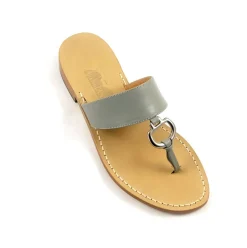 Gisele Leather Thong Sandal