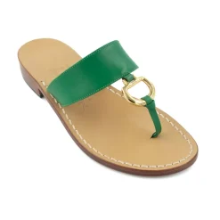 Gisele Leather Thong Sandal