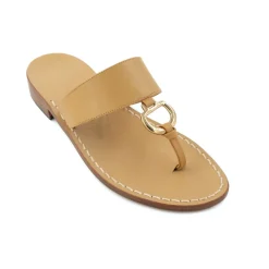Gisele Leather Thong Sandal