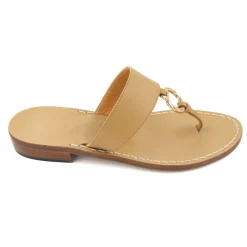 Gisele Leather Thong Sandal