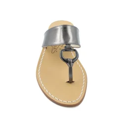 Gisele Leather Thong Sandal