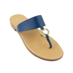 Gisele Leather Thong Sandal