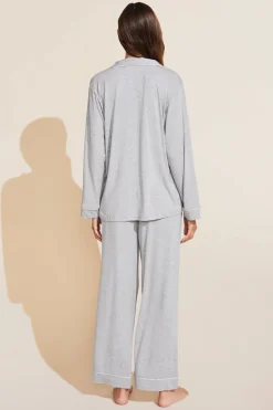 Gisele Long PJ Set in Heather Grey/Sorbet
