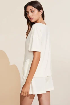 Gisele Separates T-shirt in Ivory