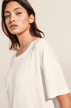 Gisele Separates T-shirt in Ivory