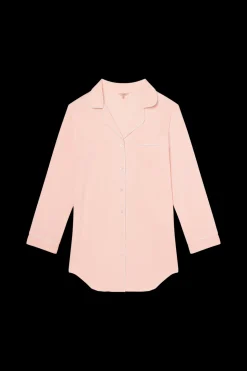 Gisele Sleepshirt in Petal Pink/Ivory