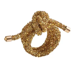 Glam Knot Napkin Rings, Set of 4