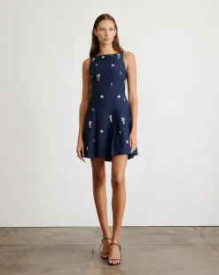 Glenda Dress in Midnight