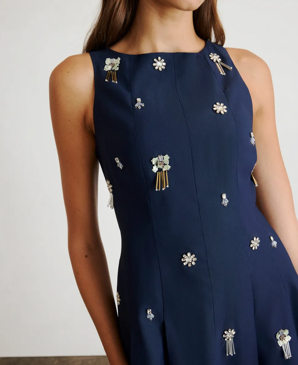 Glenda Dress in Midnight