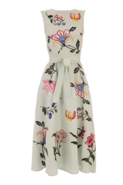 Gloriosa Embroidered Midi Dress