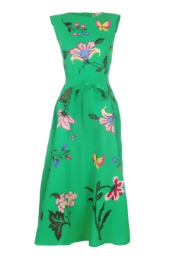 Gloriosa Embroidered Midi Dress