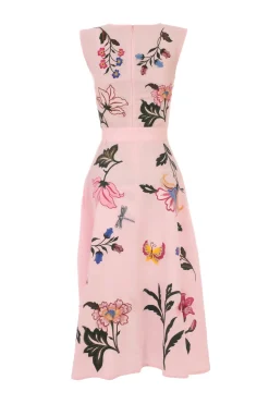 Gloriosa Embroidered Midi Dress