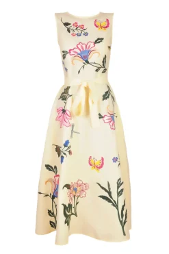 Gloriosa Embroidered Midi Dress
