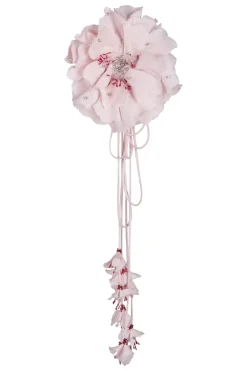 Gol Wrap Dress in Pink