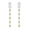 Gold Crystal Strass Earrings
