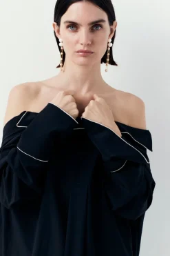 Gold Crystal Strass Earrings