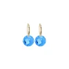 Gold Drop Gem Earring