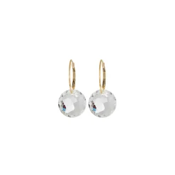 Gold Drop Gem Earring