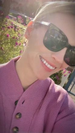 Gold Drop Gem Earring