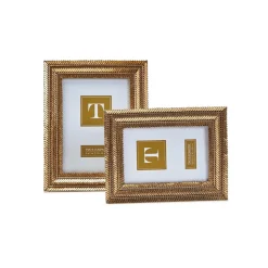 Gold Fern Photo Frame, Set of 2