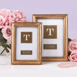 Gold Leaf Photo Frame, Set of 2