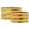 Gold Planter, Set of 2