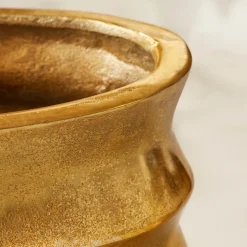 Gold Planter, Set of 2
