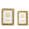 Gold Ruffles Photo Frames, Set of 2