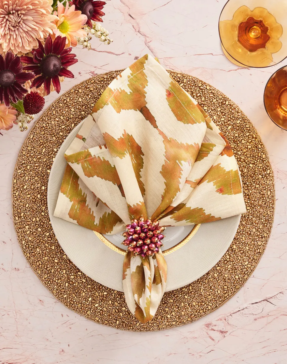 Gold Rush Placemat in Gold, Set of 4