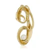 Gold Spiral Over Ear Cuff