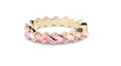 Gold Stackable Zig Zag Ring