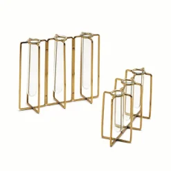 Gold Vases, Set of 2