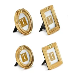 Golden Bee Gold Leaf Finish Photo Frame, Set of 4