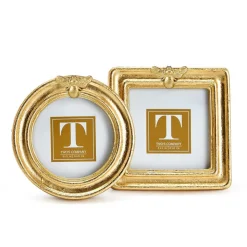 Golden Bee Gold Leaf Finish Photo Frame, Set of 4