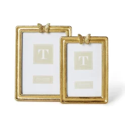 Golden Butterfly Photo Frame, Set of 2