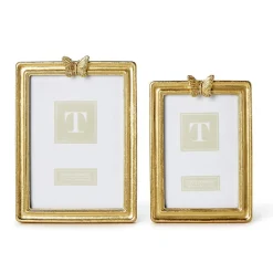 Golden Butterfly Photo Frame, Set of 2