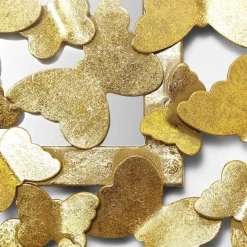 Golden Butterfly Wall Mirror