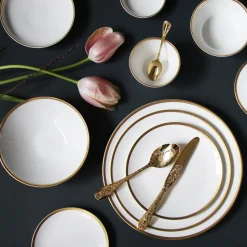 Golden Edge Cereal / Soup Bowl