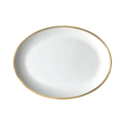 Golden Edge Oval Platter