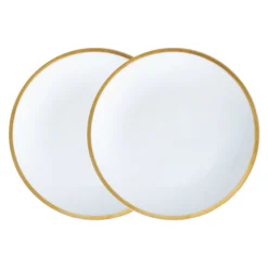 Golden Edge Plate, Set of 2