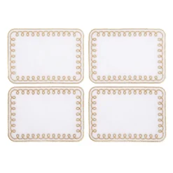 Golden Loopy Cocktail Napkins