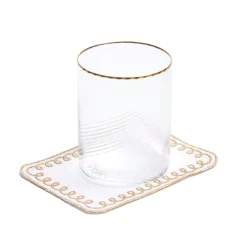 Golden Loopy Cocktail Napkins