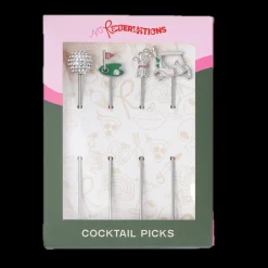 Golf Cocktail Picks, Set of 4