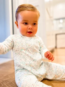 Golf Zip Baby Onesie