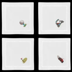 Golfing Mixed Cocktail Napkin Set