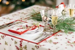 Gooseberry Mats in Red & Green, Set of 6