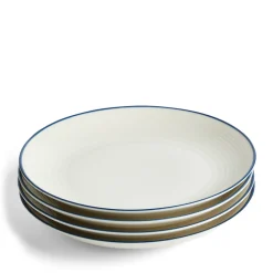 Gordon Ramsay Maze Plate 28cm 11in Denim Line, Set of 4