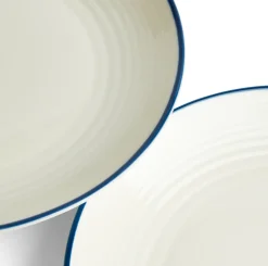 Gordon Ramsay Maze Plate 28cm 11in Denim Line, Set of 4