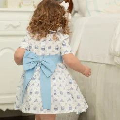 Grace Dress in Heirloom Delft