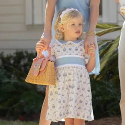 Grace Dress in Heirloom Delft